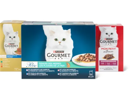 Gesamtes Gourmet Katzenfutter-Sortiment