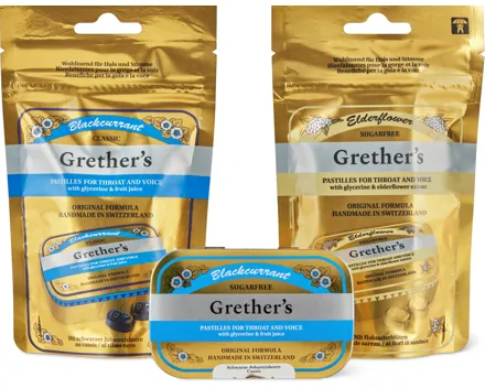 Gesamtes Grether's Sortiment