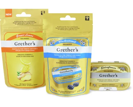 Gesamtes Grether's Sortiment