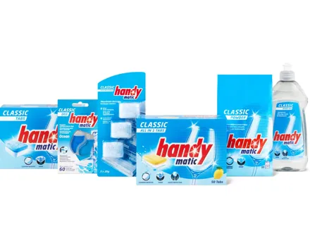 Gesamtes Handymatic Classic Sortiment