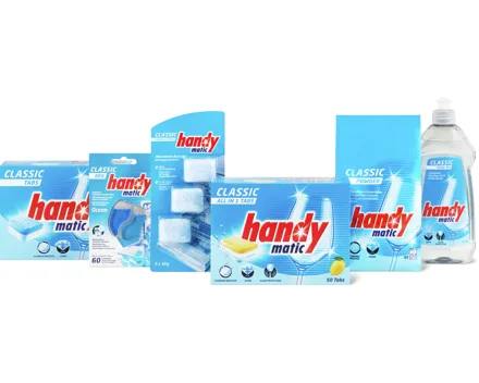 Gesamtes Handymatic Classic Sortiment