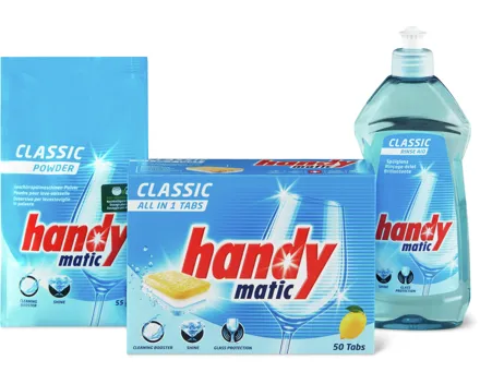 Gesamtes Handymatic Classic Sortiment