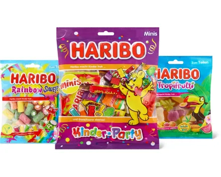 Gesamtes Haribo Sortiment