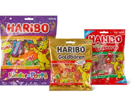 Gesamtes Haribo Sortiment