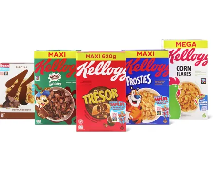 Gesamtes Kellogg's Sortiment
