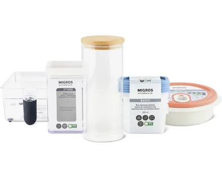 Gesamtes Kitchen & Co. Aufbewahrungs-Sortiment