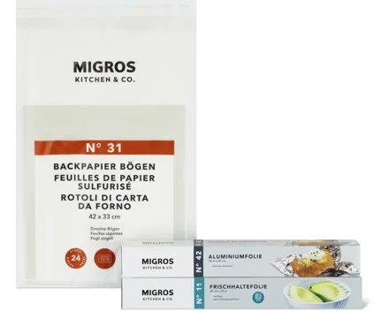 Gesamtes Kitchen & Co.-Folien- und -Beutel-Sortiment