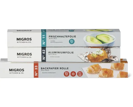 Gesamtes Kitchen & Co.-Folien- und -Beutel-Sortiment