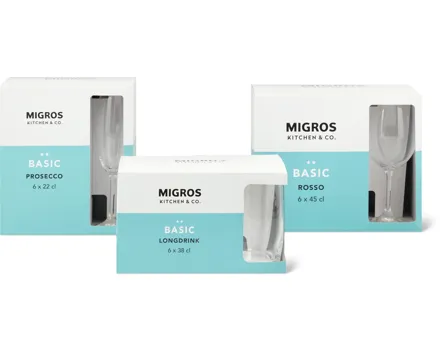 Gesamtes Kitchen & Co. Trinkglas-Sortiment