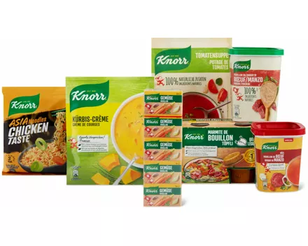 Gesamtes Knorr Sortiment