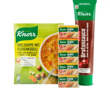 Gesamtes Knorr Sortiment