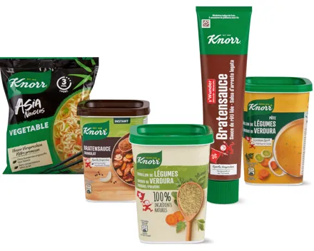 Gesamtes Knorr Sortiment