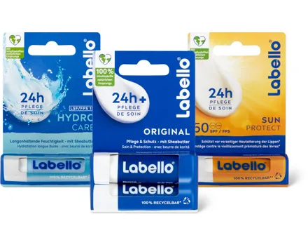 Gesamtes Labello Sortiment