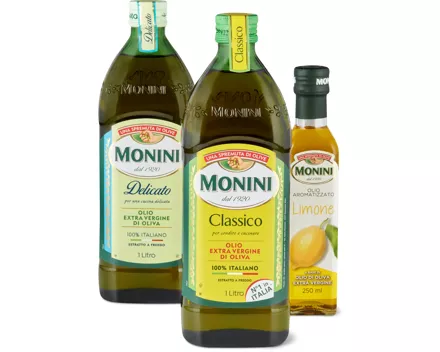 Gesamtes Monini Olivenöl-Sortiment