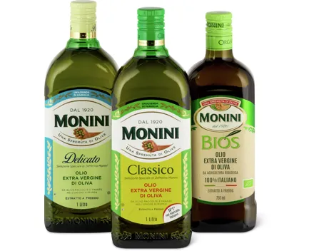 Gesamtes Monini Olivenöl-Sortiment