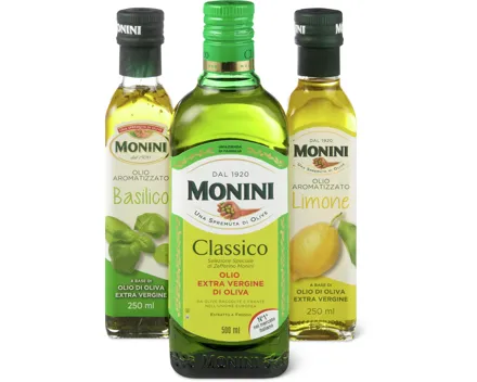 Gesamtes Monini Olivenöl-Sortiment