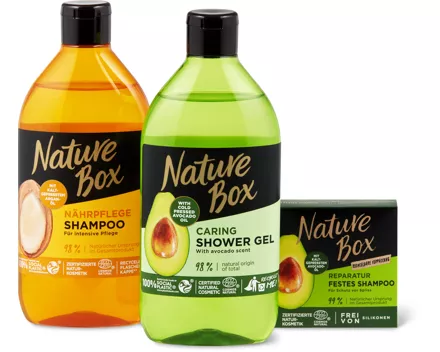 Gesamtes Nature Box Sortiment