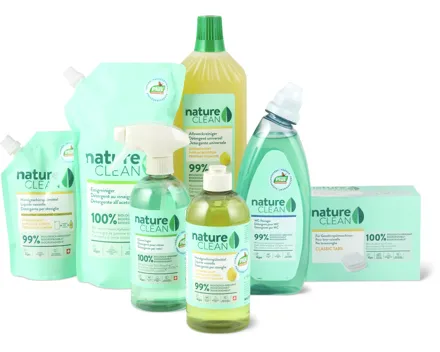 Gesamtes Nature Clean Sortiment