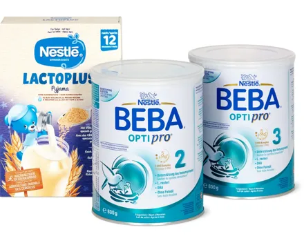 Gesamtes Nestlé Babynahrungs-Sortiment