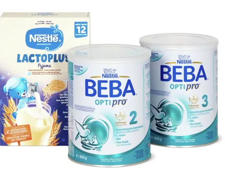 Gesamtes Nestlé Babynahrungs-Sortiment