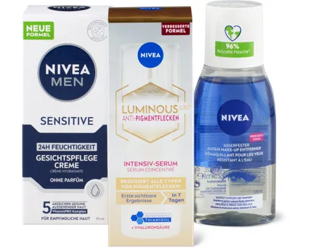 Gesamtes Nivea-Gesichtspflege- und -Allzweck-Cremen-Sortiment