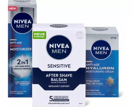 Gesamtes Nivea Men Gesichtspflege-Sortiment