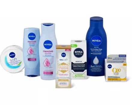 Gesamtes Nivea Sortiment