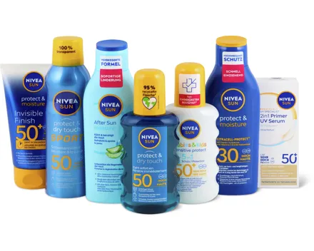 Gesamtes Nivea Sun Sortiment