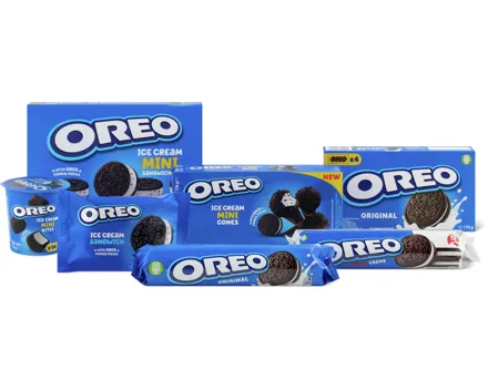 Gesamtes Oreo Sortiment