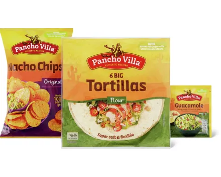 Gesamtes Pancho Villa Sortiment