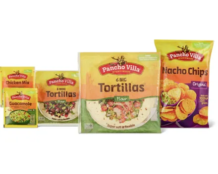 Gesamtes Pancho Villa Sortiment