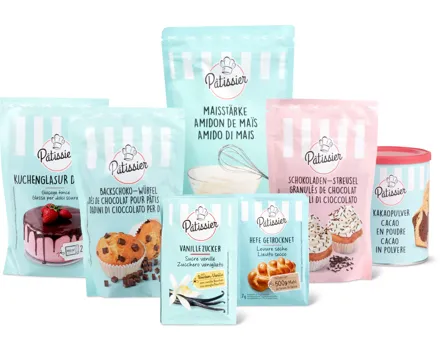 Gesamtes Pâtissier Sortiment