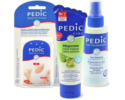 Gesamtes Pedic- und Compeed-Sortiment