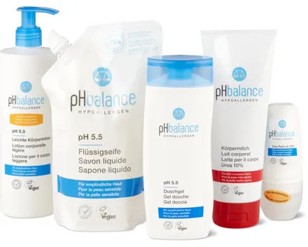 Gesamtes pH Balance Sortiment