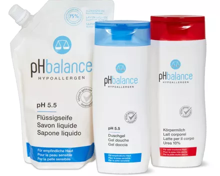 Gesamtes pH Balance Sortiment