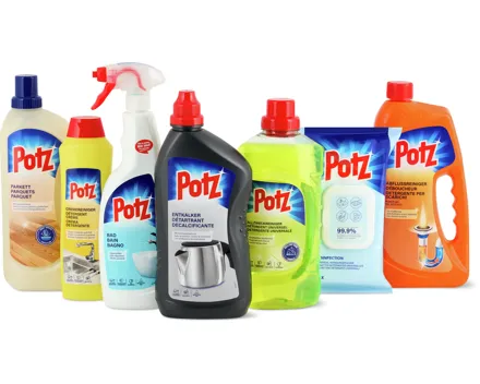 Gesamtes Potz Sortiment