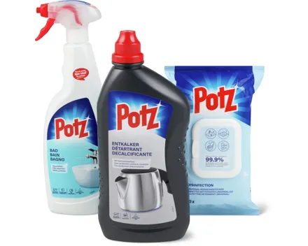 Gesamtes Potz Sortiment