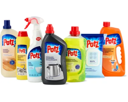 Gesamtes Potz Sortiment