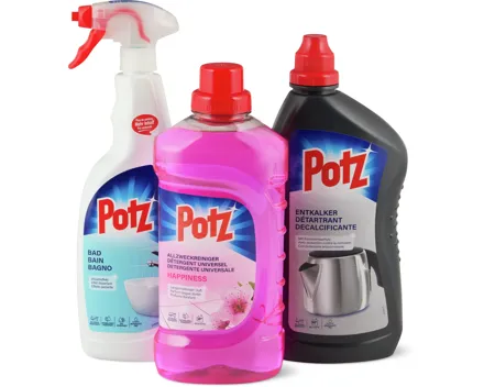 Gesamtes Potz Sortiment