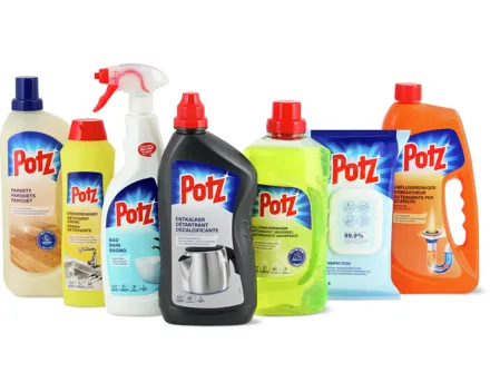 Gesamtes Potz Sortiment