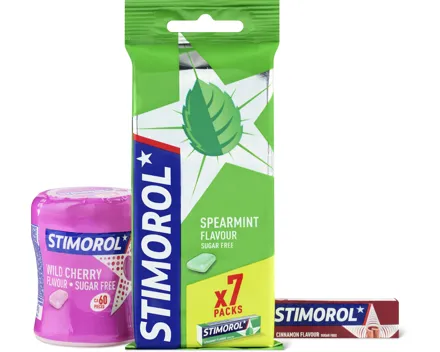 Gesamtes Stimorol Sortiment