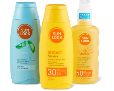 Gesamtes Sun Look Sortiment