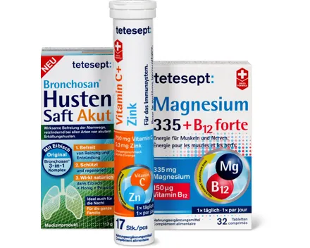 Gesamtes Tetesept Sortiment