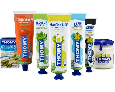 Gesamtes Thomy Sortiment