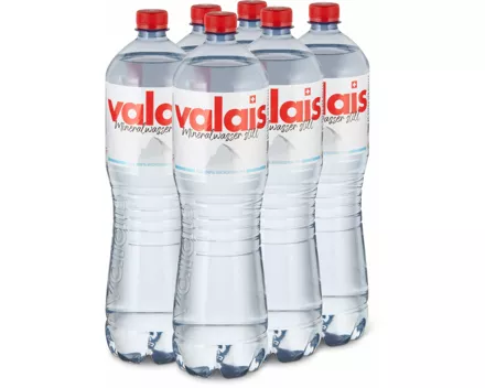 Gesamtes Valais Mineralwasser-Sortiment