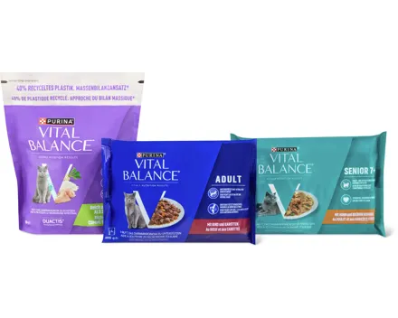 Gesamtes Vital Balance Katzenfutter-Sortiment