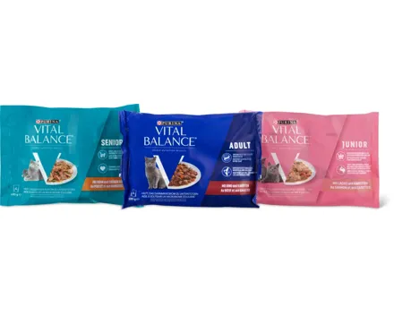 Gesamtes Vital Balance Katzennassfutter-Sortiment