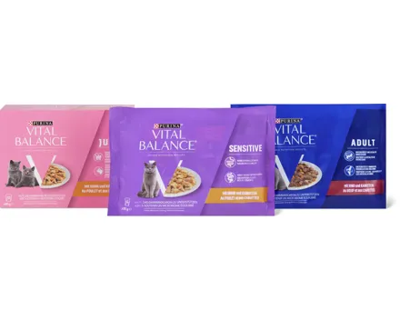 Gesamtes Vital Balance Katzennassfutter-Sortiment
