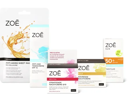 Gesamtes Zoé Sortiment