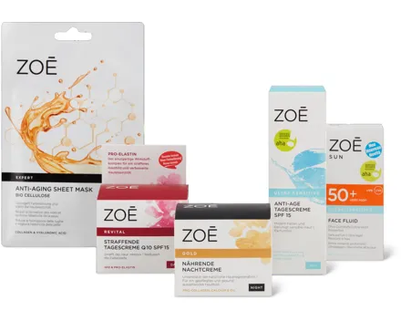 Gesamtes Zoé Sortiment